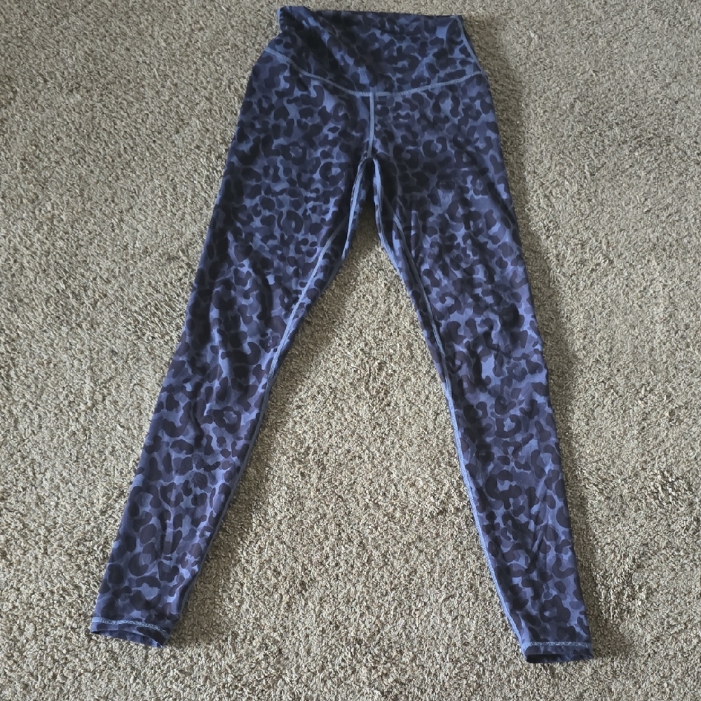 SUNZEL Stylish Blue Leopard Print Leggings